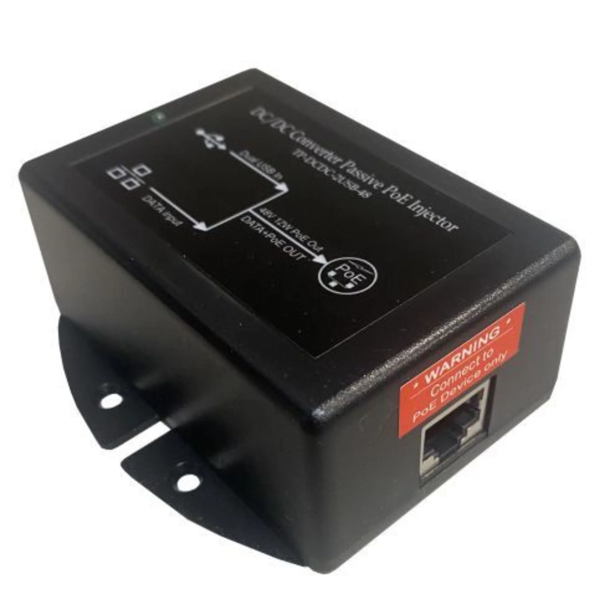 Tycon Systems DC PoE Injector, Two USB IN, 24V 12W Passive PoE OUT - TP-DCDC-2USB-24 - Image 3