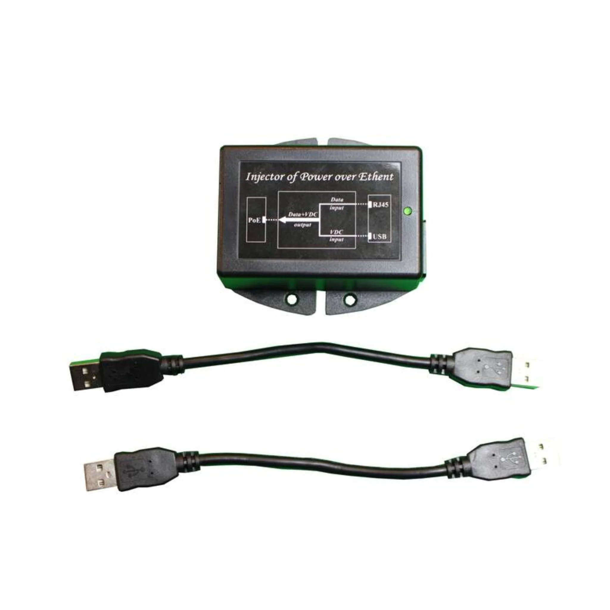 Tycon Systems DC PoE Injector, Two USB IN, 24V 12W Passive PoE OUT - TP-DCDC-2USB-24 - Image 4